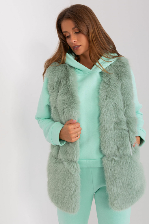 Kožená vesta Wool Fashion Italia