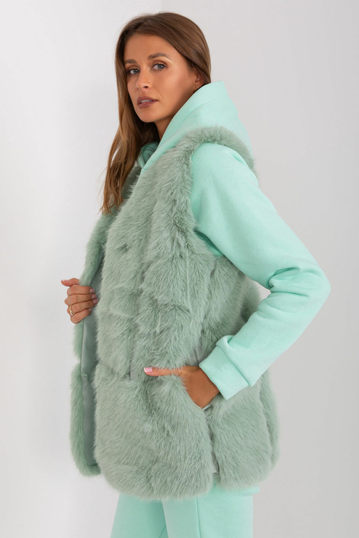 Kožená vesta Wool Fashion Italia
