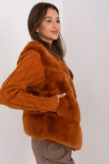 Kožená vesta Wool Fashion Italia 2