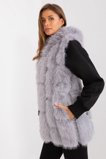 Krycí vesta s kapucí Wool Fashion Italia 2