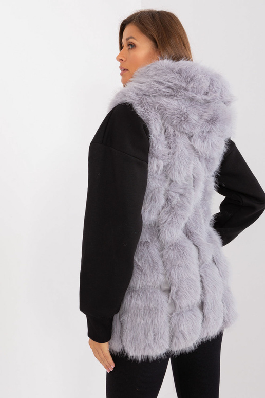 Krycí vesta s kapucí Wool Fashion Italia