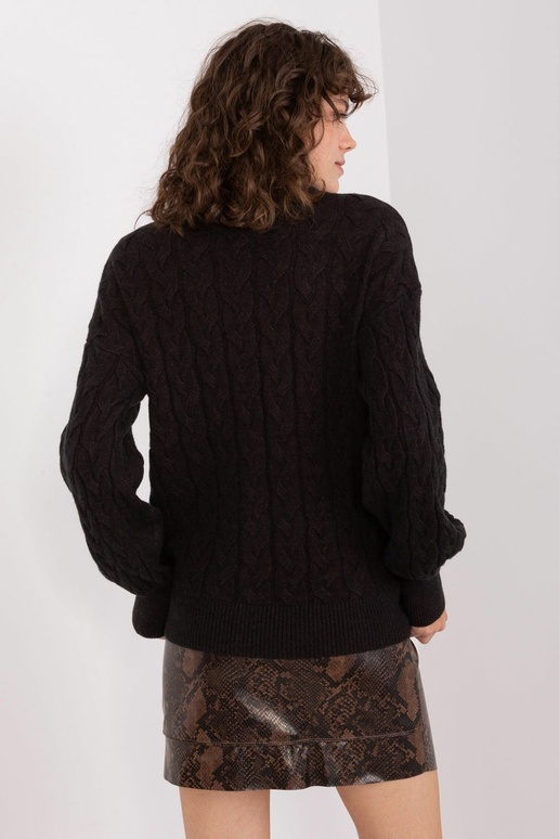 Svetr s pletením Wool Fashion Italia