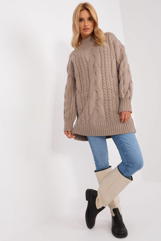 Dlouhý svetr Wool Fashion Italia