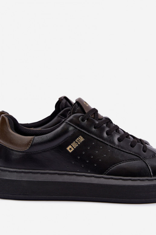  Tenisky s platformou  Big Star UU174291 Černé