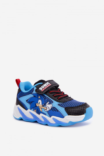 Tenisky pro chlapce Sonic se svítící podrážkou 8702946 tmavě modrá