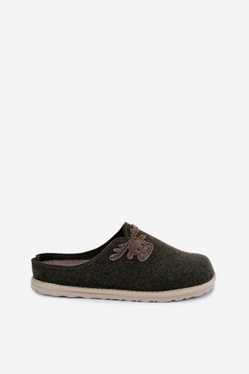 Pantofle  s jelenem Inblu CS000049 khaki 2
