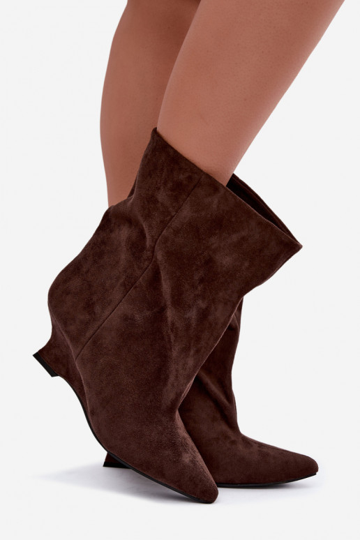 Slip-on vzor Dřeváky  Czekoladowe Coralise