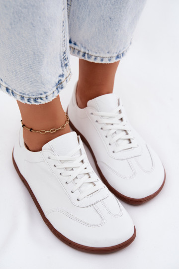  Ležérní obuv Barefoot Zazoo N1243 bílé