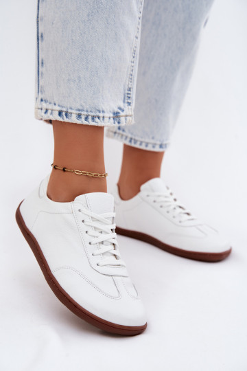  Ležérní obuv Barefoot Zazoo N1243 bílé 2