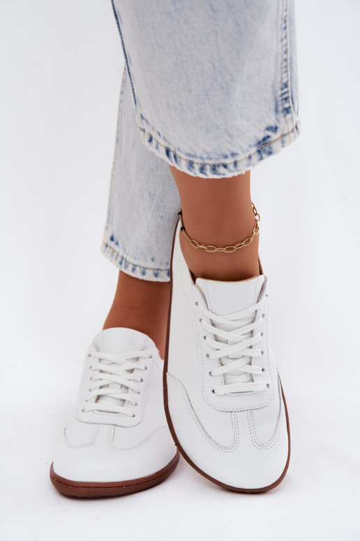  Ležérní obuv Barefoot Zazoo N1243 bílé