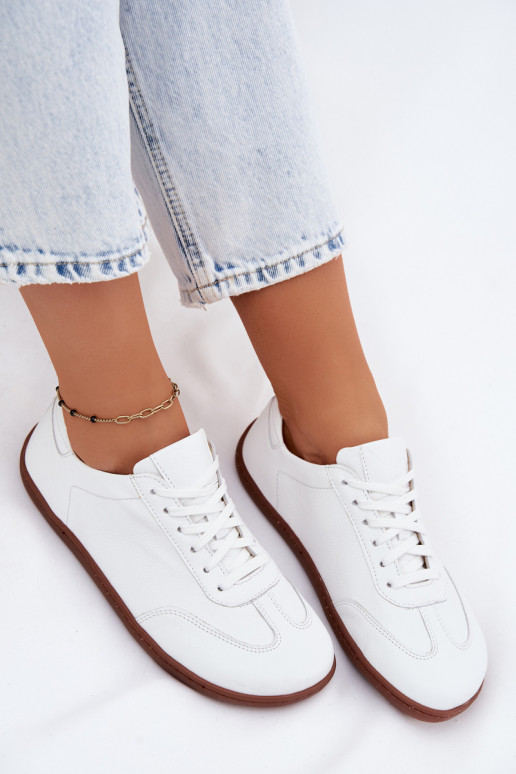  Ležérní obuv Barefoot Zazoo N1243 bílé