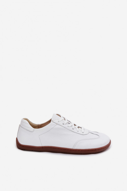  Ležérní obuv Barefoot Zazoo N1243 bílé