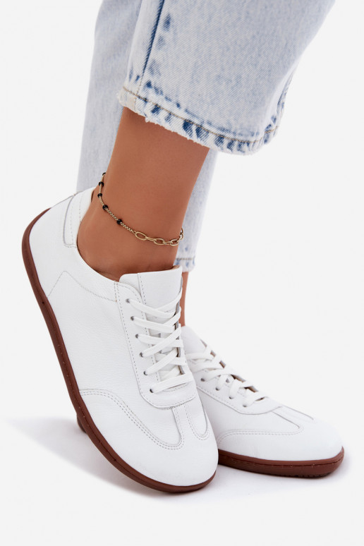  Ležérní obuv Barefoot Zazoo N1243 bílé