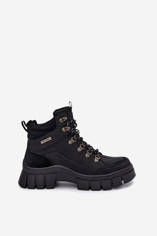 zateplené boty  Lee Cooper LCJ-26-31-4580 Černé