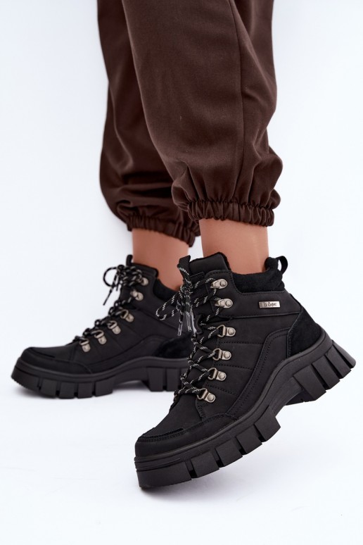 zateplené boty  Lee Cooper LCJ-26-31-4580 Černé