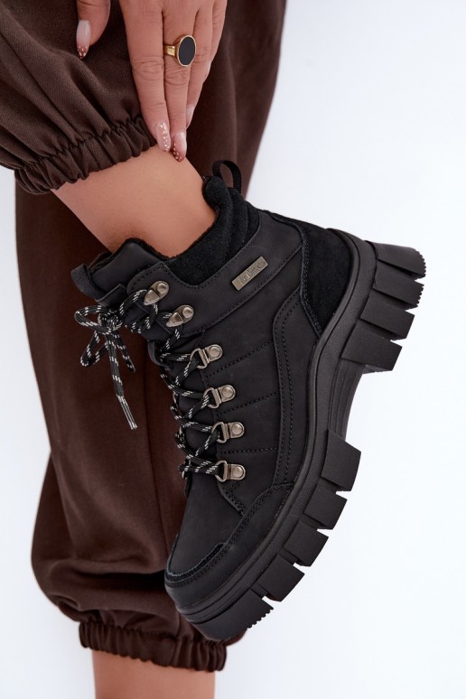 zateplené boty  Lee Cooper LCJ-26-31-4580 Černé