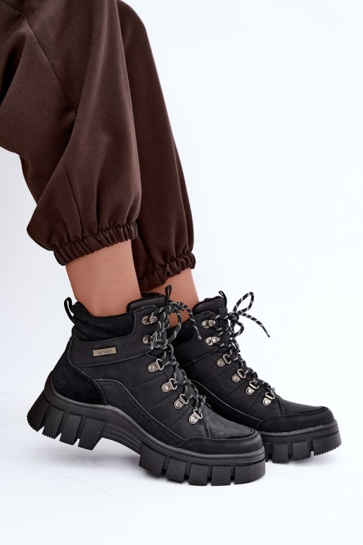 zateplené boty  Lee Cooper LCJ-26-31-4580 Černé