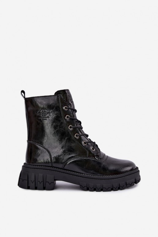 zateplené boty  Lee Cooper LCJ-26-16-4696 Černé