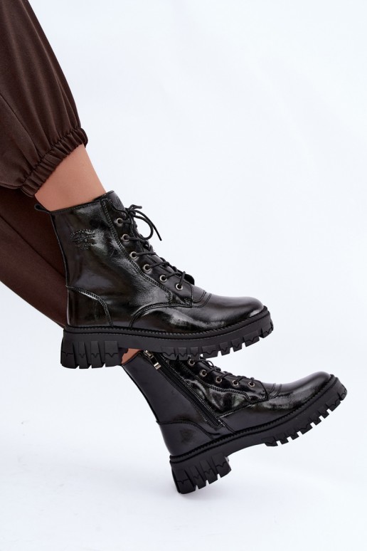  zateplené boty  Lee Cooper LCJ-26-16-4696 Černé
