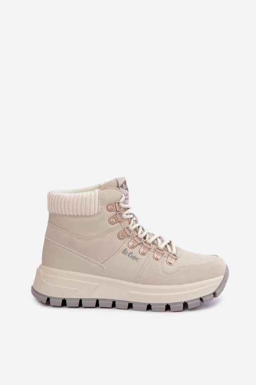 boty  zateplené Lee Cooper LCJ-26-03-4525 šedá