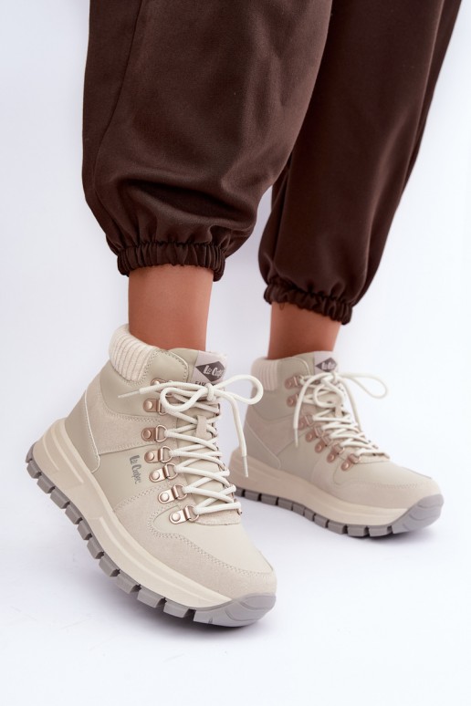boty  zateplené Lee Cooper LCJ-26-03-4525 šedá