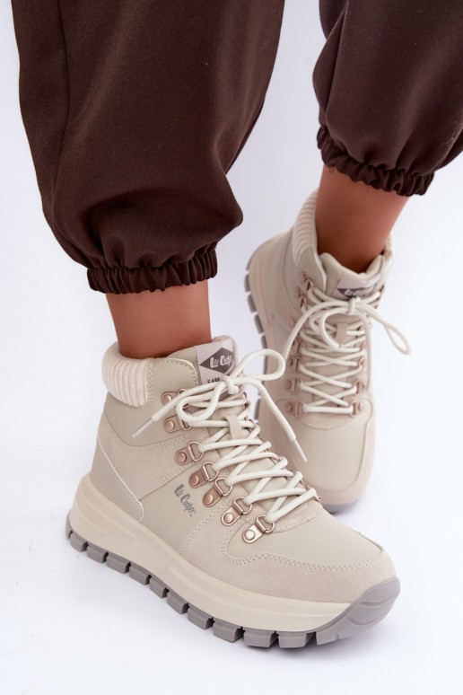 boty  zateplené Lee Cooper LCJ-26-03-4525 šedá
