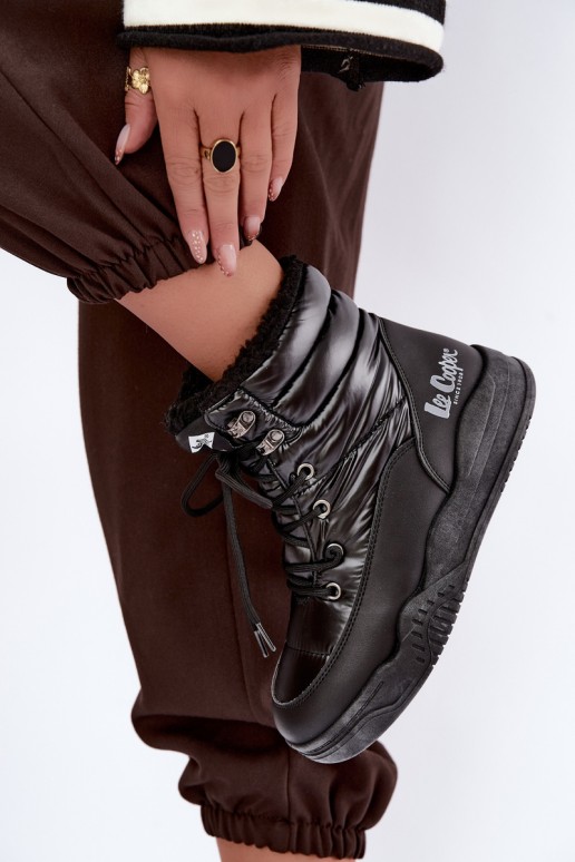 se šněrováním Sněhule boty Lee Cooper LCJ-44-4562 Černé