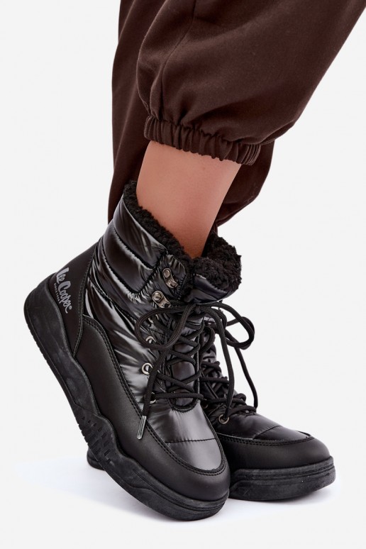 se šněrováním Sněhule boty Lee Cooper LCJ-44-4562 Černé