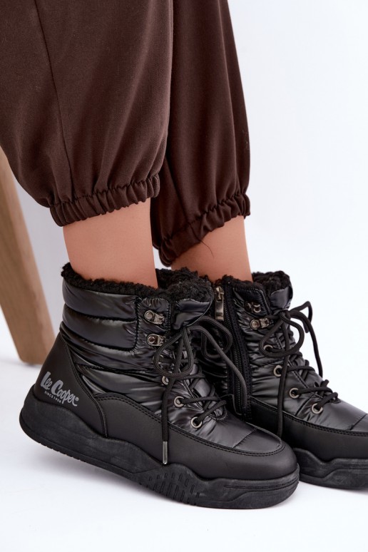 se šněrováním Sněhule boty Lee Cooper LCJ-44-4562 Černé
