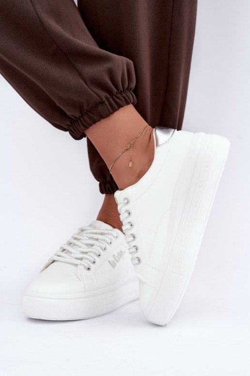 Tenisky  s platformou Lee Cooper LCJ-26-44-4561 bílé