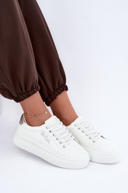 Tenisky  s platformou Lee Cooper LCJ-26-44-4561 bílé