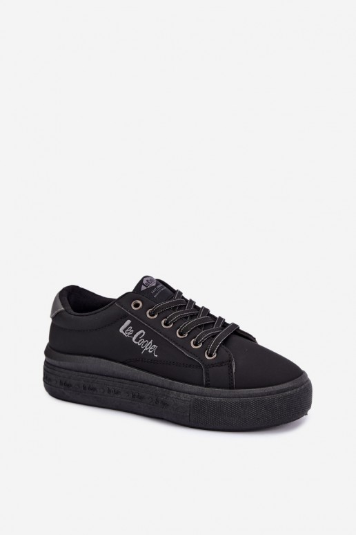 ležérní boty s platformou Lee Cooper LCJ-26-44-4560 Černé