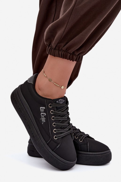 ležérní boty s platformou Lee Cooper LCJ-26-44-4560 Černé