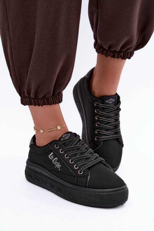ležérní boty s platformou Lee Cooper LCJ-26-44-4560 Černé