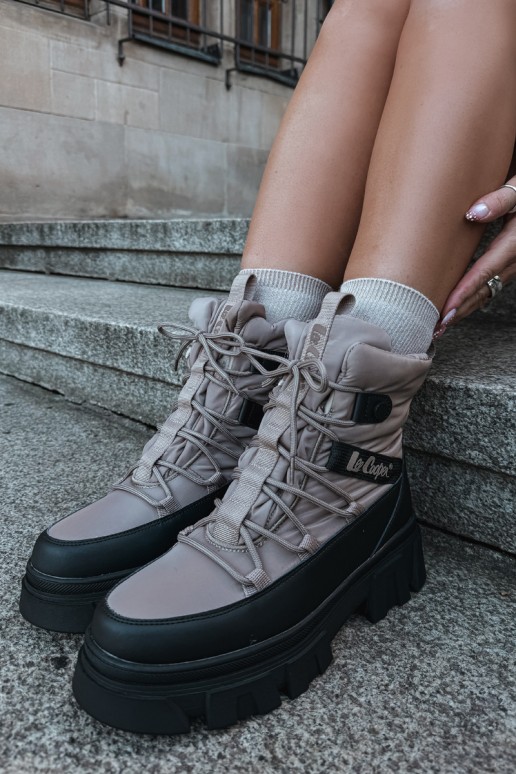 Sněhule   Lee Cooper LCJ-24-47-3143 béžové