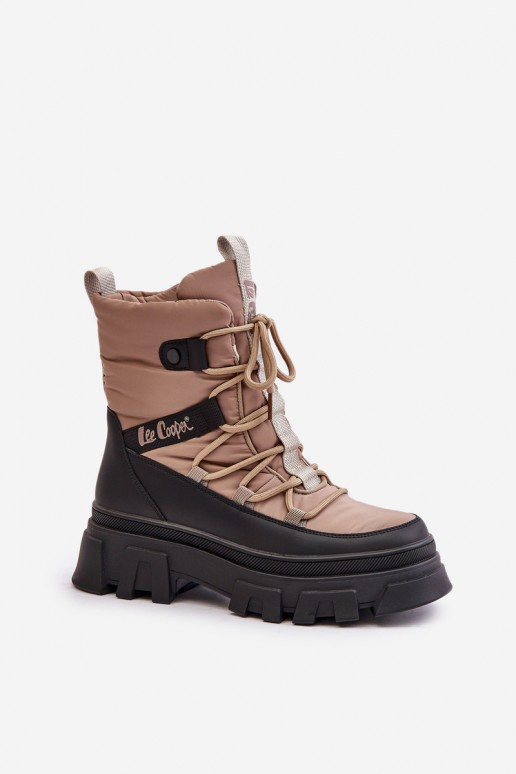 Sněhule   Lee Cooper LCJ-24-47-3143 béžové
