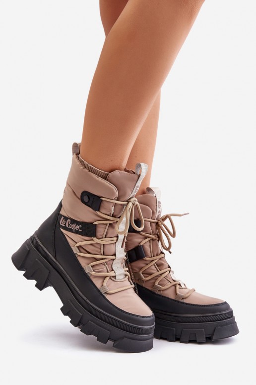 Sněhule   Lee Cooper LCJ-24-47-3143 béžové