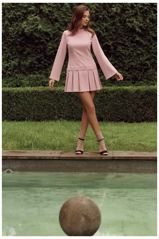 Kokteilinė suknelė rožinės spalvos iš...