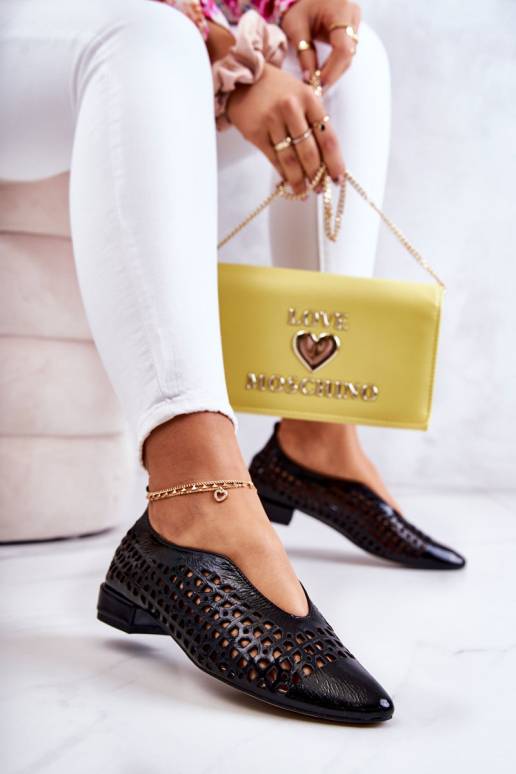 Elegantsed Laque jalatsid  mustad Ismena Elegantsed Laque jalatsid  mustad Ismena