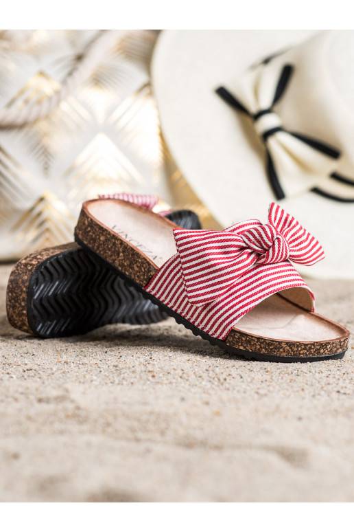 Šlepetės su dryžiais VINCEZA 