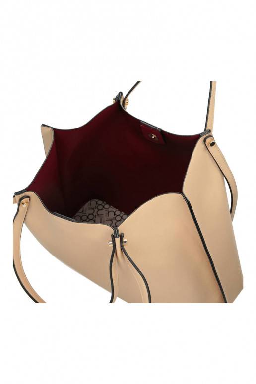 Duża Rankinė Shopperka NOBO M0100-C015 dramblio kaulo spalvos Duża Rankinė Shopperka NOBO M0100-C015 dramblio kaulo spalvos