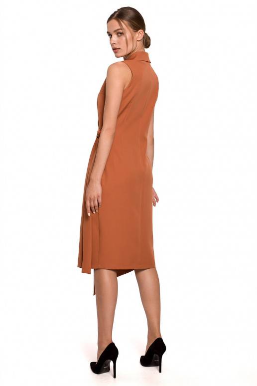 Rudos spalvos suknelė iš Style