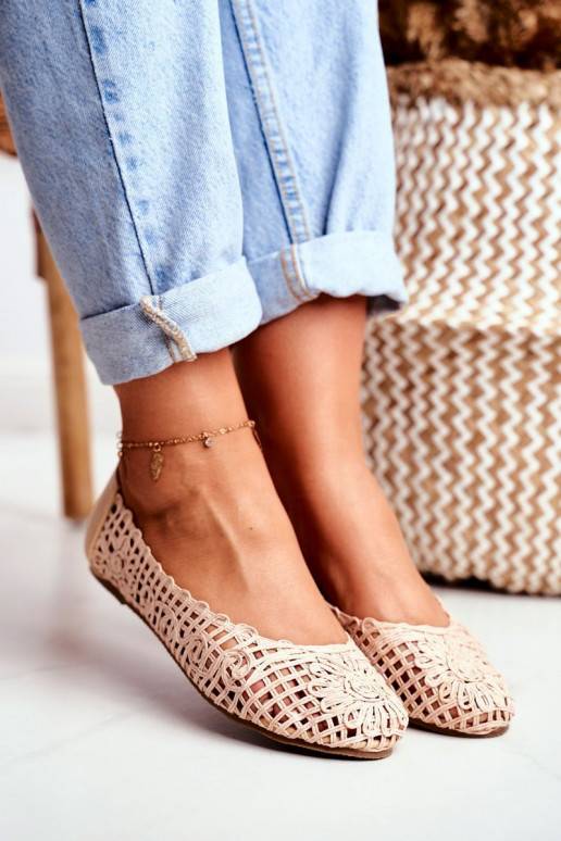 Lu Boo Baleriinad beeži värvi  Carry Lu Boo Baleriinad beeži värvi  Carry