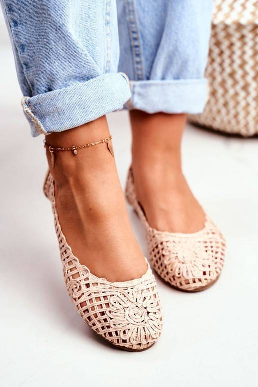 Lu Boo Baleriinad beeži värvi  Carry Lu Boo Baleriinad beeži värvi  Carry