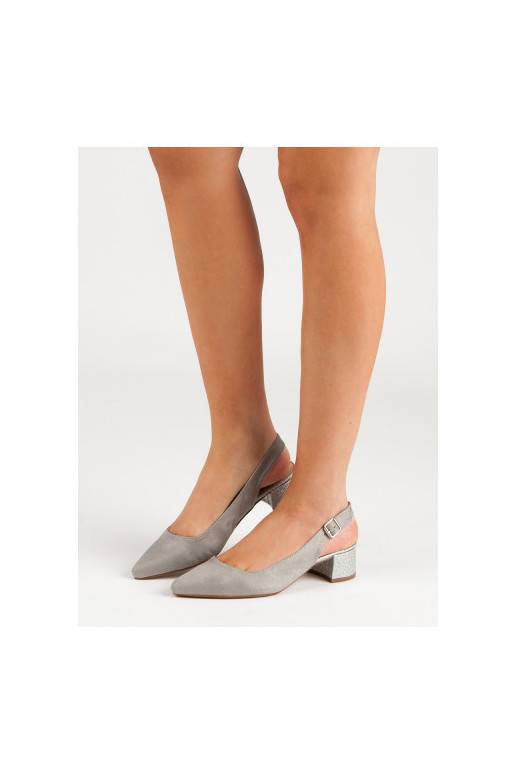 Bateliai su blizgančiais kulnais YL381G Bateliai su blizgančiais kulnais YL381G