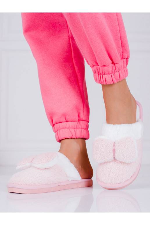 Šlepetės  z kokardą Shelovet pilkos spalvos