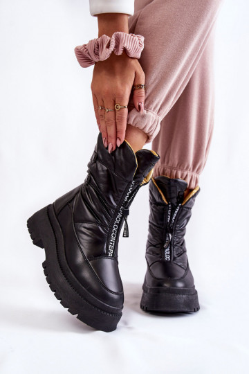 knoflíkové sněhule se zipem...