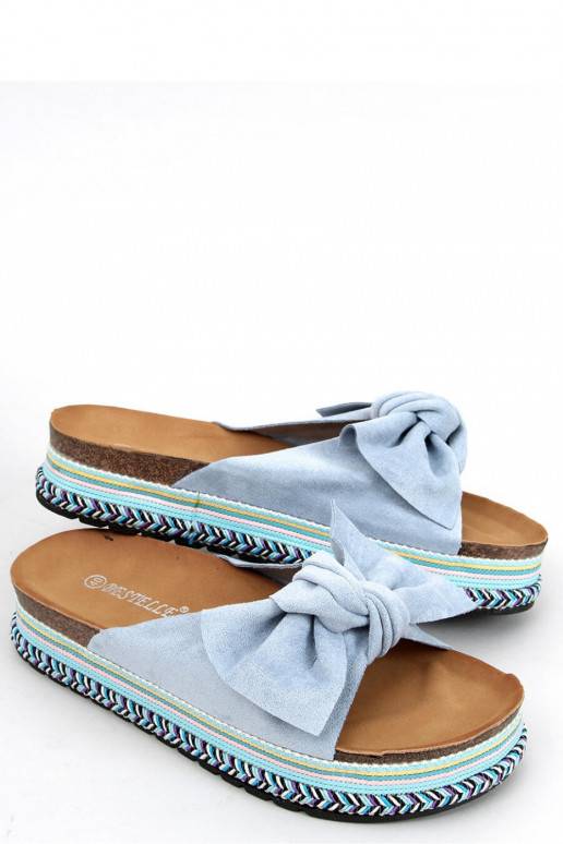 Pantofle modré barvy Inello