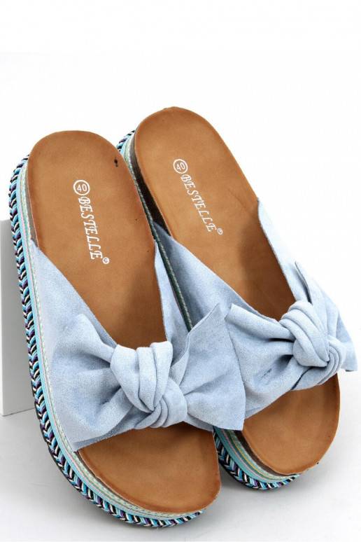 Pantofle modré barvy Inello