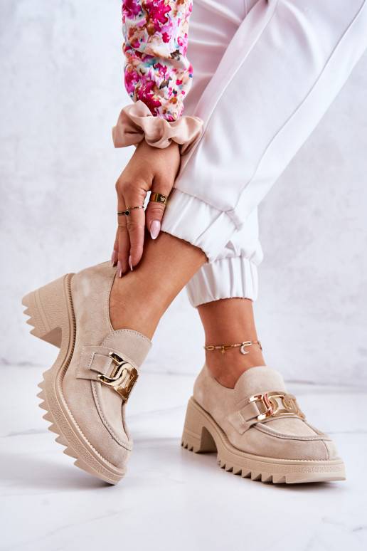 semišové boty Barva slonoviny Idealize semišové boty Barva slonoviny Idealize